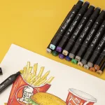 Bộ Bút Marker Touch Dạ Quang 60 Màu