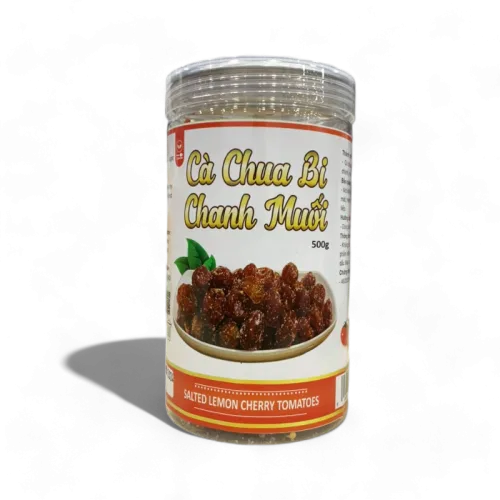 Cà chua bi chanh muối 500g vị chua ngọt, dẻo mặn