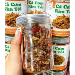 Cá cơm rim tỏi thơm ngon đóng hộp 250g