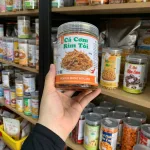 Cá cơm rim tỏi thơm ngon đóng hộp 250g