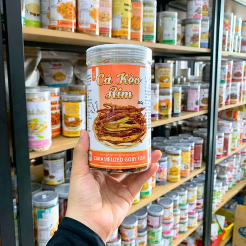 Hộp cá kèo rim tỏi ớt thơm ngon, khối lượng 250g