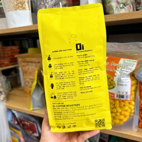 Shop sỉ cà Phê Bột Robusta Rang Mộc 500g - Gói