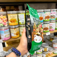 Chỗ sỉ cà Phê Chồn Buôn Ma Thuột Sáng Tạo 1 - Cà Phê Chồn Thái Hà Nest Màu Xanh Lá 500g