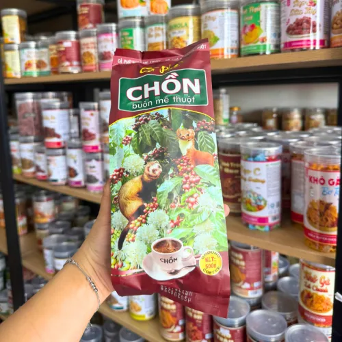 Chỗ sỉ cà Phê Chồn Buôn Mê Thuột 500g - Cafe Chồn Thơm Ngon