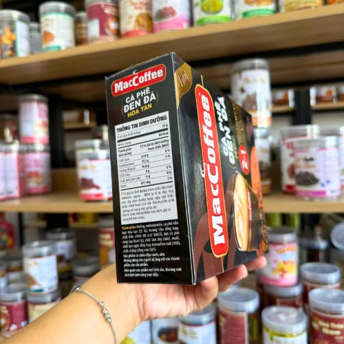 Chỗ sỉ cà Phê Đen Đá Mac Coffee - Cà Phê Đen Đá Hòa Tan 2 In 1 220g