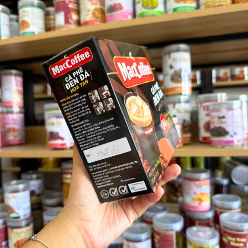 Chỗ sỉ cà Phê Đen Đá Mac Coffee - Cà Phê Đen Đá Hòa Tan 2 In 1 220g