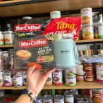 Cà Phê Đen Đá Mac Coffee - Cà Phê Đen Đá Hòa Tan 2 In 1 220g - Tặng 1 Ly Nhựa Cao Cấp