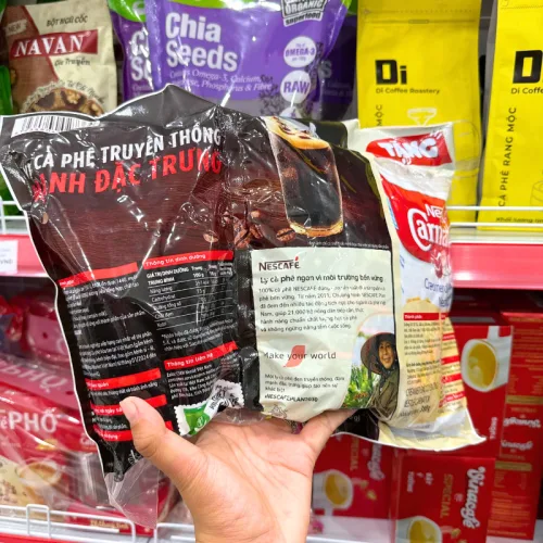NesCafé Café Việt cà phê đen đá 560g (35 gói x 16g), tặng 1 sữa đặc có đường 388g
