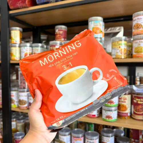 Cà Phê Morning - Cà Phê Sữa Hòa Tan 3 In 1 480g(24 Gói x 20g)