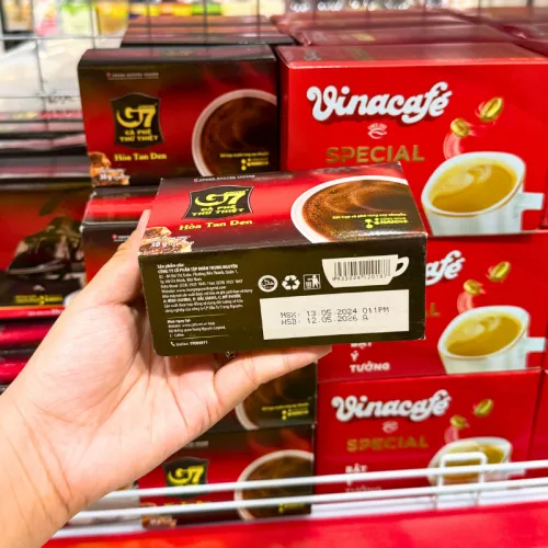 Cà phê đen hòa tan G7 dạng hộp, khối lượng 30g