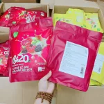 Chuyên sỉ cà Phê Lê Gai Bứa Mâm Xôi Đen Be20 300g (10g x 30 Gói) - Bịch Hồng