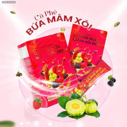 Blackberry Coffee Cà Phê Bứa Mâm Xôi Đen 16g x 15 gói