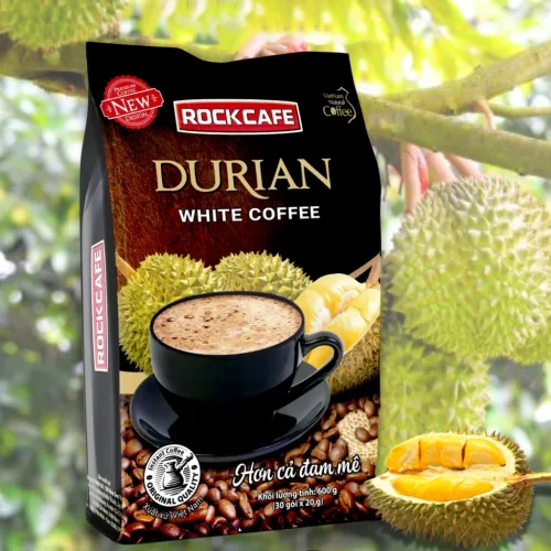 Durian RockCafe Cà Phê Sầu Riêng Túi 30 Gói