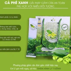Chỗ sỉ cà Phê Xanh Thiên Nhiên Việt Hộp Lớn 30 Gói