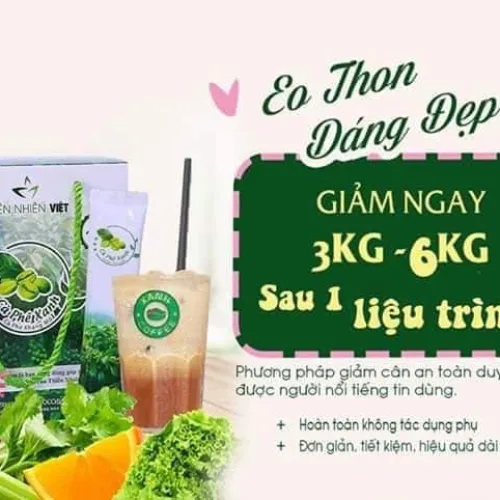Chỗ sỉ cà Phê Xanh Thiên Nhiên Việt Hộp Lớn 30 Gói