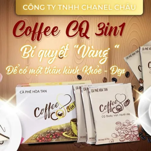 Cà phê hòa tan CQ Slim 3in1 Chanel Châu