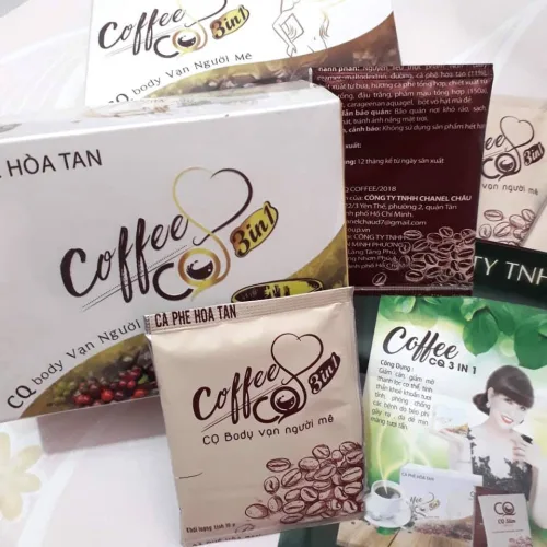 Cà phê hòa tan CQ Slim 3in1 Chanel Châu