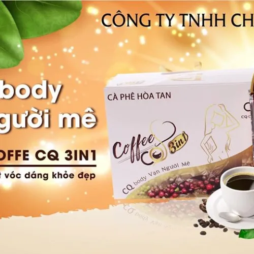 Cà phê hòa tan CQ Slim 3in1 Chanel Châu