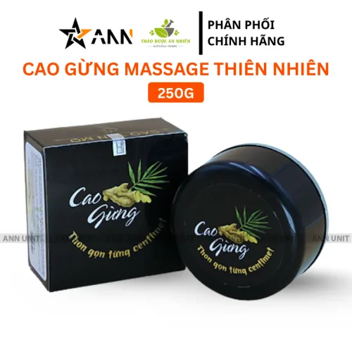 Cao Gừng Thiên Nhiên Việt 250g Phiên Bản 2025