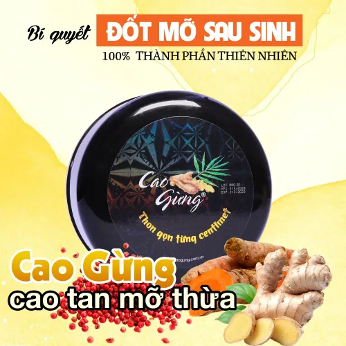 Cao Gừng Thiên Nhiên Việt 250g Phiên Bản 2025
