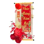 Shop sỉ cặp 2 Mành Tre Dài Câu Đối Đơn Trang Trí - Phên Tre Lớn Trang Trí Tết Ráp Sẵn