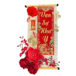 Shop sỉ cặp 2 Mành Tre Dài Câu Đối Đơn Trang Trí - Phên Tre Lớn Trang Trí Tết Ráp Sẵn