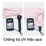Găng Tay Dài Vải Kim Cương Mềm Mịn Chống Nắng