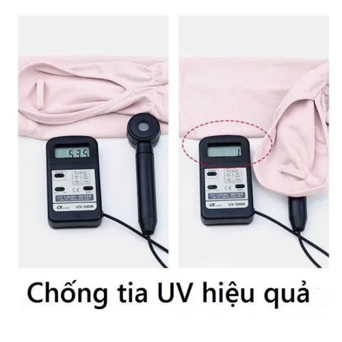 Găng Tay Dài Vải Kim Cương Mềm Mịn Chống Nắng