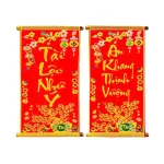 Chỗ sỉ câu Đối Đỏ Đơn 3d Treo Tường - Câu Đối Trang Trí Tết