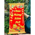 Chỗ sỉ câu Đối Đỏ Đơn 3d Treo Tường - Câu Đối Trang Trí Tết
