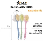 Chỗ sỉ cây Chà Lưng - Cọ Tắm Kì Lưng - Bàn Chải Chà Lưng 2 Đầu Có Bông Tắm 35cm