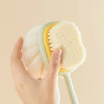 Chỗ sỉ cây Chà Lưng - Cọ Tắm Kì Lưng - Bàn Chải Chà Lưng 2 Đầu Có Bông Tắm 35cm