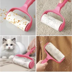 Shop sỉ cây Lăn Bụi Quần Áo Kèm 2 Lõi Lăn 9x12cm