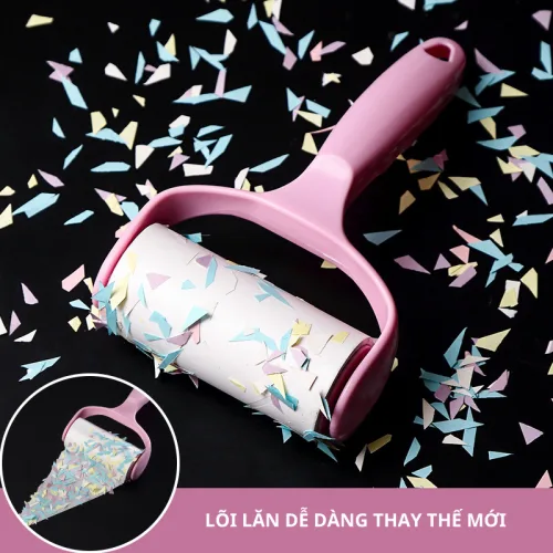 Shop sỉ cây Lăn Bụi Quần Áo Kèm 2 Lõi Lăn 9x12cm