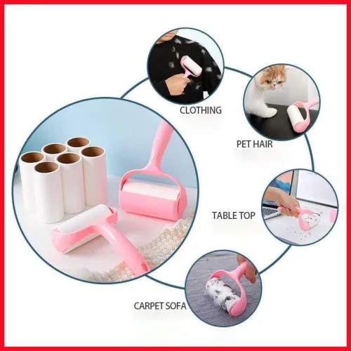 Shop sỉ cây Lăn Bụi Quần Áo Kèm 2 Lõi Lăn 9x12cm