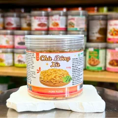 Shop sỉ chà Bông Xù Mini 150g Hũ Pet Thơm Ngon