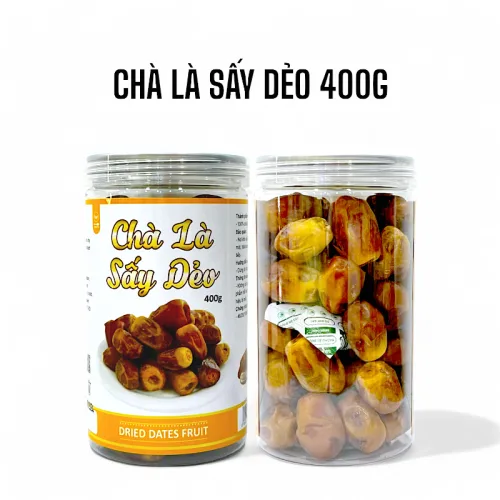 Chà là sấy dẻo 400g, đóng hộp
