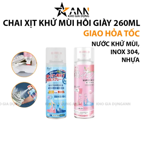 Nơi lấy sỉ chai Xịt Khử Mùi Hôi Giày - Xịt Thơm Giày Hoa Anh Đào 260ml
