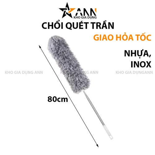 Shop sỉ chổi Quét Trần Nhà Quét Mạng Nhện Gấp Gọn 80cm