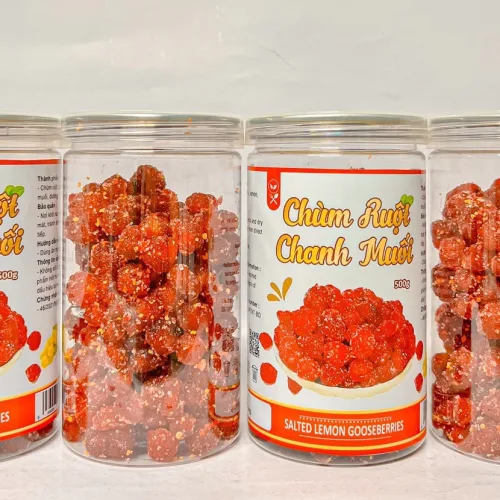 Chùm ruột chanh muối thơm ngon, quy cách hộp 500g