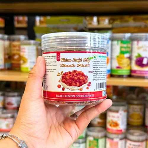Chùm ruột sấy chanh muối mini, hộp PET 250 g