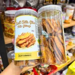 Nơi lấy sỉ chuối Chiên Giòn Mè Gừng 250g - Hộp Pet