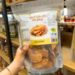 Snack Chuối Chiên Giòn Mè Gừng, Túi Zip Bạc 500g