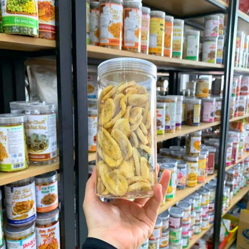 Chuyên sỉ chuối Sấy Giòn Thơm Ngon 300g Hộp
