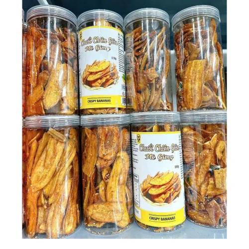 Hộp Chuối Sấy Mè Gừng Thơm Ngon 250g