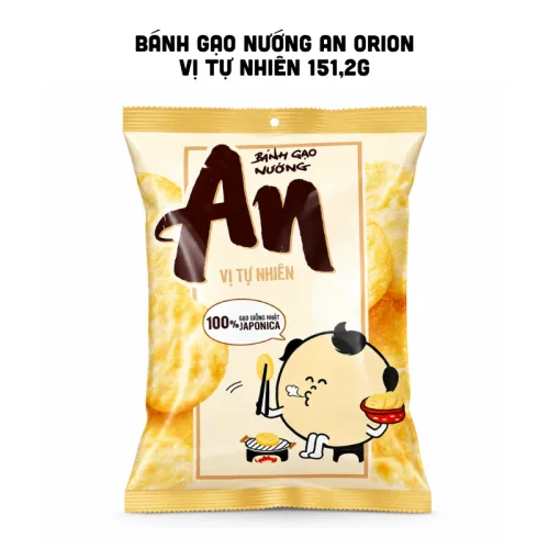 Bánh gạo AN ORION nướng vị tự nhiên, 151,2 g