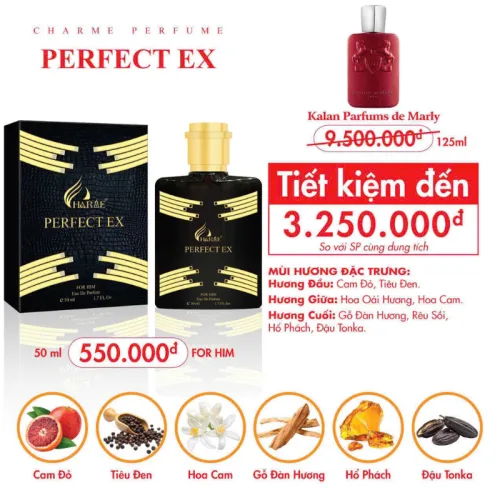 Charme Perfect Ex Eau De Parfum Nam 50ml