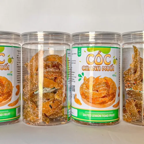 Cóc chanh muối thơm ngon – trái cây sấy hộp 400g