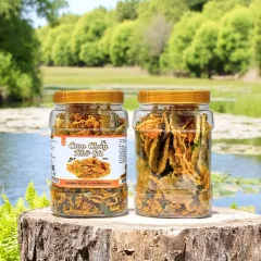 Cơm Cháy Khô Gà Hộp 500g, Snack Vị Đậm Đà