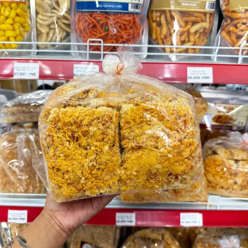 Cơm Cháy Siêu Chà Bông Vuông Bể Túi 1kg